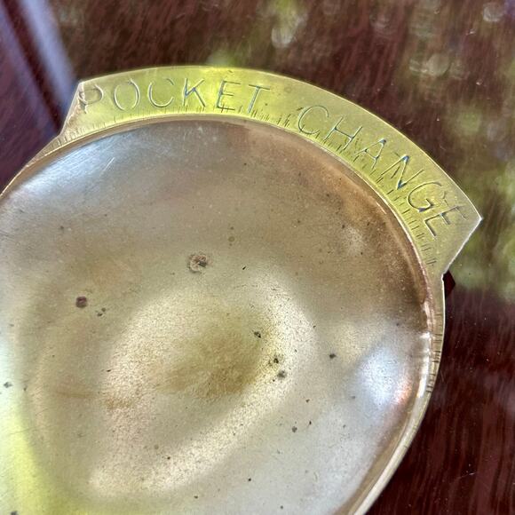 Vintage Brass “Pocket Change” Dish - Picture 2 of 8